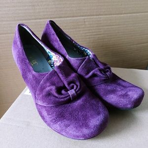 Hotter Donna Plum Heels 7.5